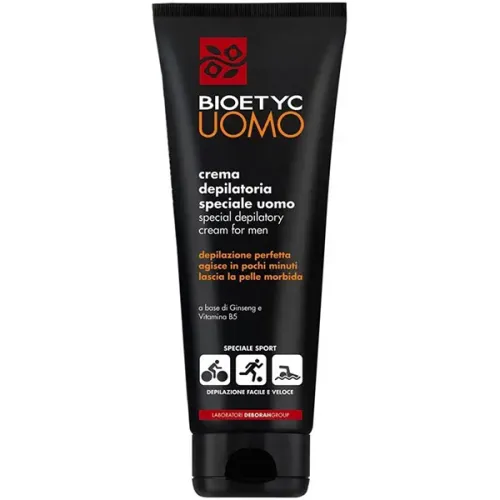 Чоловічий крем для депіляції Deborah Bioetyc UOMO Depilatory Cream for Men, 200 мл.