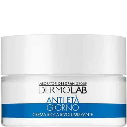 Антивіковий денний крем для сухої шкіри обличчя Deborah Dermolab Revolumizing Anti-Aging Rich Day Cream for Dry Skin з
