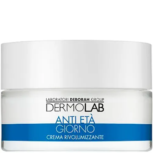 Антивіковий денний крем для обличчя Deborah Dermolab Revolumizing Anti-Aging Rich Day Cream All Skin Types з гіалуроновою
