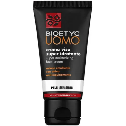 Чоловічий супер-зволожувальний крем для обличчя Deborah Bioetyc UOMO Super Moisturizing Face Cream, 50 мл.
