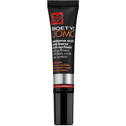 Чоловічий крем від набряків та темних кіл під очима Deborah Bioetyc UOMO Anti-Puffiness Anti-Dark Circle Eye Contour, 15 мл.