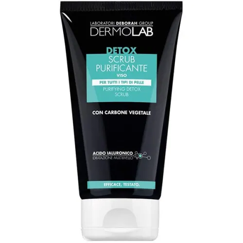 Очищающий детокс-скраб для лица Deborah Dermolab Purifying Detox Scrub, 150 мл.