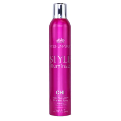 Спрей сильної фіксації CHI Miss Universe Style Illuminate Rock Your Crown Firm Hair Spray, 284 г.
