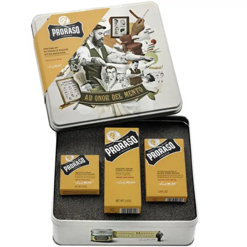 Подарунковий набір для гоління «деревина та спеції» Proraso Gift Set Wood & Spice