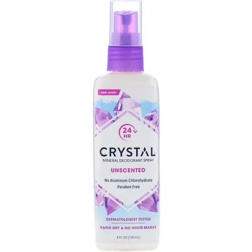 Мінеральний дезодорант-спрей без запаху Crystal Body Deodorant Mineral Deodorant Spray Unscented, 118 мл.