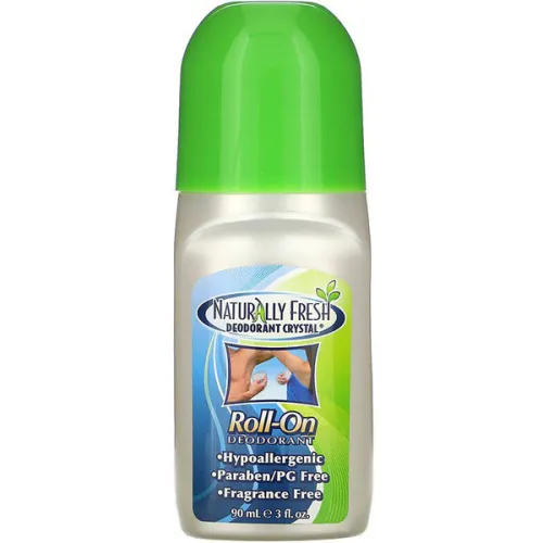 Кульковий кристал-дезодорант без запаху Naturally Fresh Deodorant Crystal Roll-On Fragrance Free, 90 г.
