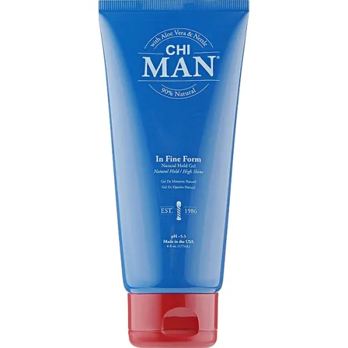 Гель-блиск для природної фіксації волосся CHI Man In Fine Form Natural Hold Gel, 177 мл.