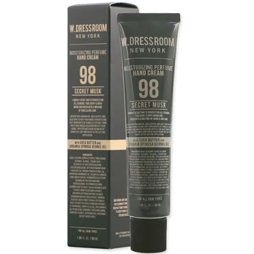 Парфюмированный крем для рук «мускус» W.Dressroom Moisturizing Perfume Hand Cream No.98 Secret Musk, 50 мл.