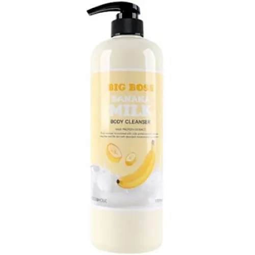 Гель для душа Food A Holic Big Boss Banana Milk Body Cleanser с экстрактом банана, 1000 мл.