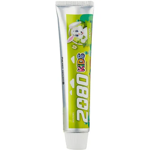 Дитяча зубна паста для зміцнення емалі «яблуко» Dental Clinic 2080 Kids Toothpaste Apple, 80 мл.