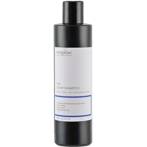 Шампунь для нейтралізації жовтого пігменту Sergilac The Silver Shampoo, 250 мл.