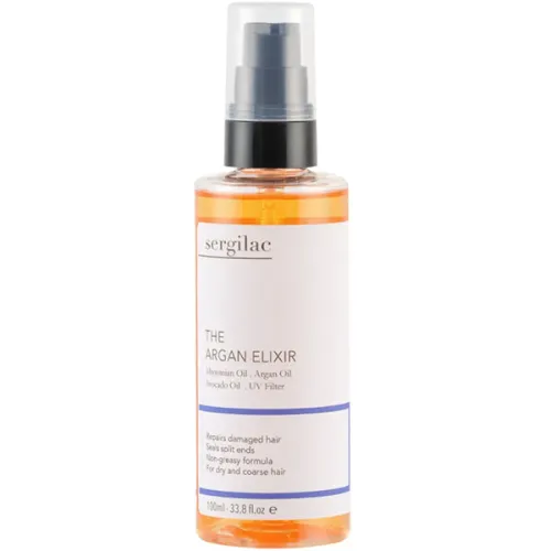 Еліксир для волосся Sergilac The Argan Elixir з аргановою олією, 100 мл.