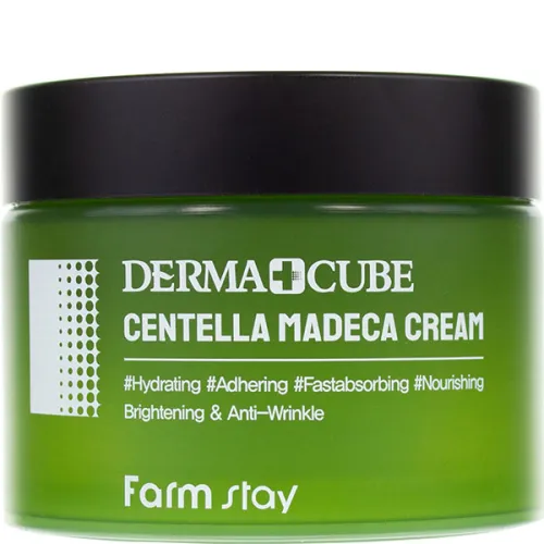 Крем для лица FarmStay Derma Cube Centella Madeca Cream с экстрактом центеллы, 100 мл.