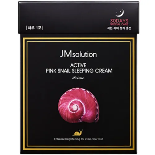 Ночной крем для лица JMsolution Active Pink Snail Sleeping Cream, 4 мл. - вид 2