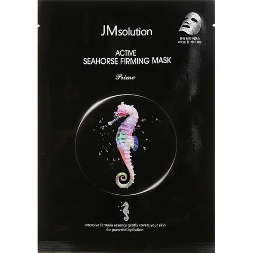 Тканинна маска для обличчя JMsolution Active Seahorse Firming Mask Prime з екстрактом морського коника, 30 мл.
