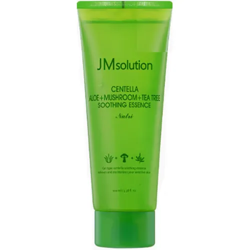 Заспокійлива гелева есенція для обличчя JMsolution Centella Aloe + Mushroom + Tea Tree Soothing Essence, 100 мл.