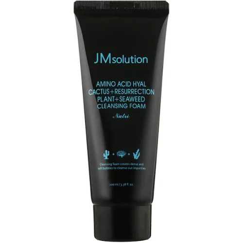 Пенка для умывания JMsolution Hyal Cactus + Resurrection Plant + Seaweed Cleansing Foam с экстрактом кактуса и водорослями