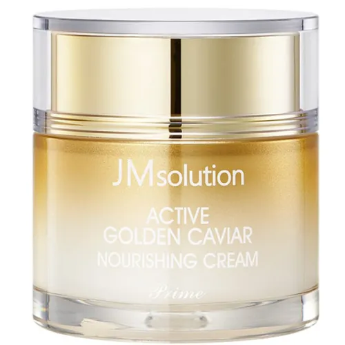 Питательный крем для лица JMsolution Active Golden Caviar Nourishing Cream Prime с экстрактом икры и золота, 60 мл.