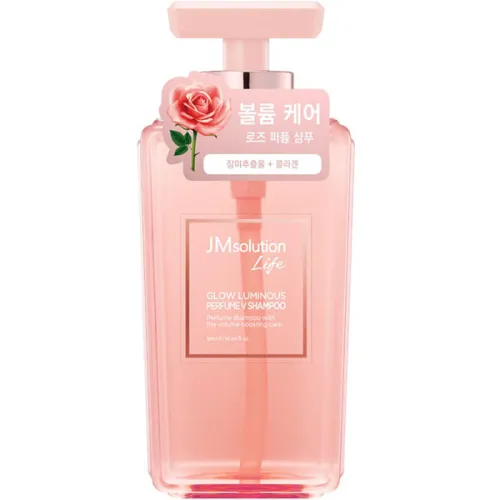 Шампунь для об’єму волосся JMsolution Life Glow Luminous Perfume V Shampoo з екстрактом троянди, 500 мл.