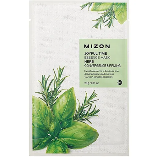 Тканинна маска для обличчя Mizon Joyful Time Essence Mask Herb з екстрактом трав, 23 г.