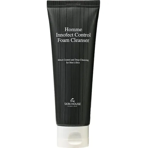 Очищающая мужская пенка для лица The Skin House Homme Innofect Control Foam Cleanser, 120 мл.