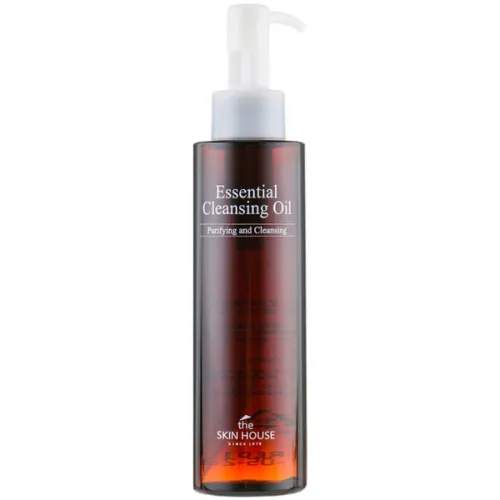 Гидрофильное масло The Skin House Essential Cleansing Oil с экстрактом подсолнечника, оливы и шиповника, 150 мл.
