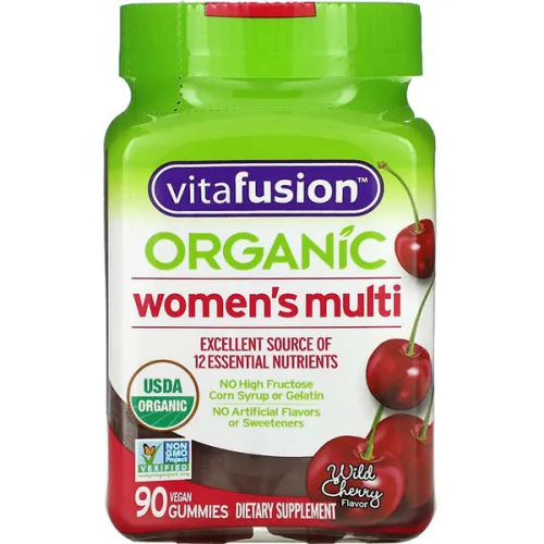Органический мультивитаминный жевательный комплекс для женщин Vitafusion Organic Women’s Multivitamin Gummies