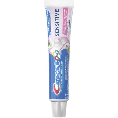 Отбеливающая зубная паста для чувствительных зубов Crest Premium Plus Sensitive Toothpaste, 198 г.