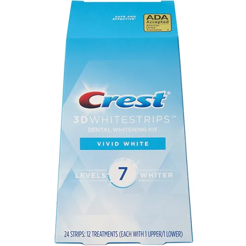 Отбеливающие полоски для зубов Crest 3D Whitestrips Vivid White
