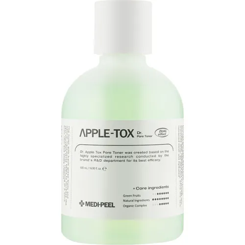 Пилинг-тонер для лица Medi Peel Dr.Apple-Tox Pore Toner с ферментированными экстрактами, 500 мл.