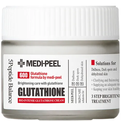 Освітлюючий крем для обличчя Medi Peel Bio Intense Glutathione White Cream з глутатіоном, 50 г.