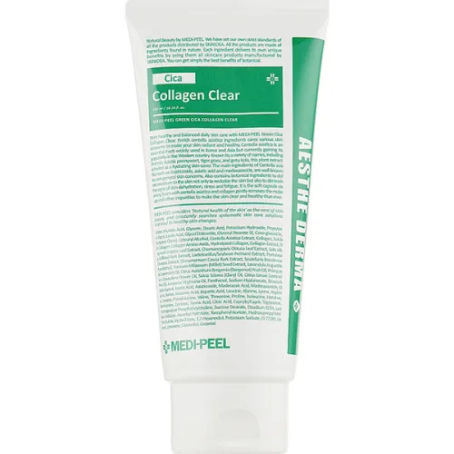 Успокаивающая и глубоко очищающая пенка для лица Medi Peel Green Cica Collagen Clear с экстрактом центеллы, 120 мл.
