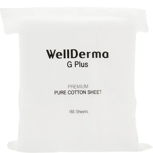 Косметичні бавовняні подушечки WellDerma G Plus Premium Pure Cotton Sheet