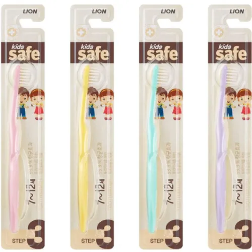 Детская зубная щетка от 7 до 12 лет CJ Lion Kids Safe Toothbrush Step 3