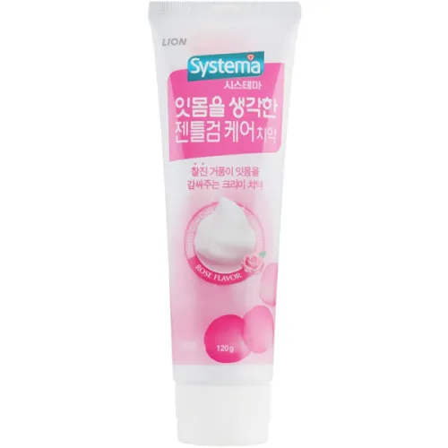 Зубная паста для чувствительных десен «роза» CJ Lion Systema Weak Gum Toothpaste, 120 г.