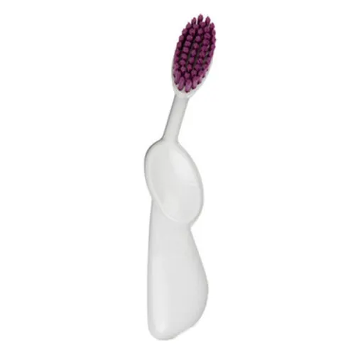 Детская зубная щетка «бело-фиолетовая» Radius Kidz Toothbrush Right Hand White