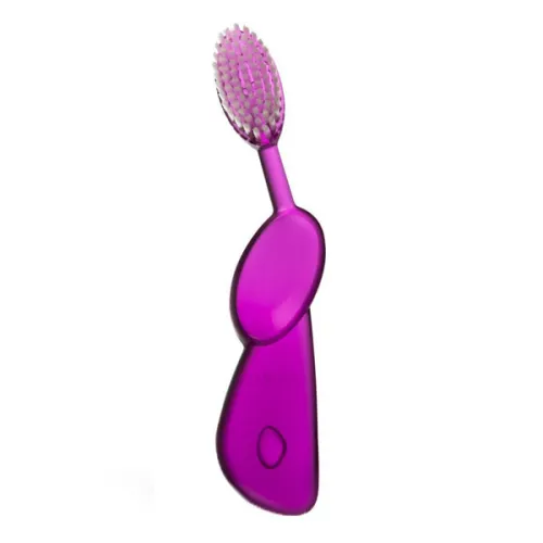 Зубная щетка для левши «фиолетово-белая» Radius Original Toothbrush Left Hand Purple