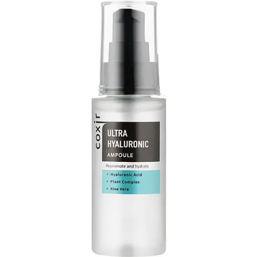Ампульная сыворотка для лица Coxir Ultra Hyaluronic Ampoule с гиалуроновой кислотой, 50 мл.