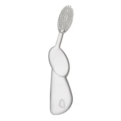 Зубная щетка для правши «прозрачная» Radius Original Toothbrush Right Hand White