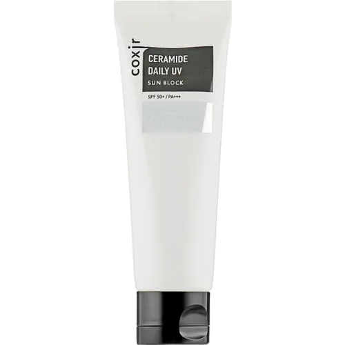 Сонцезахисний крем для обличчя Coxir Ceramide Daily UV Sun Block SPF50 PA+++ з керамідами, 80 мл.