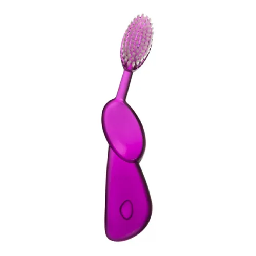 Зубная щетка для правши «фиолетово-белая» Radius Original Toothbrush Right Hand Purple