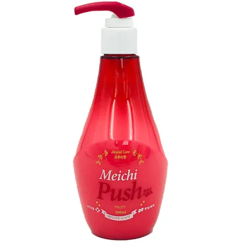 Зубна паста Hanil Meichi Push Fruity Toothpaste з дозатором «фруктова», 300 мл.