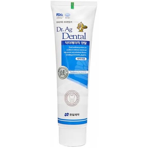 Зубная паста Hanil Dr. Ag Dental Toothpaste с серебром, мятой и бамбуковой солью, 200 г.