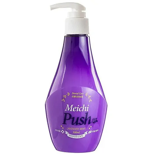 Зубна паста Hanil Meichi Push Lavander Mint Toothpaste з дозатором «лавандова м’ята», 300 мл.