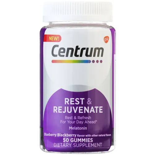 Жевательный мелатонин для поддержки сна Centrum Rest & Rejuvenate Melatonin Gummies With Collagen с коллагеном