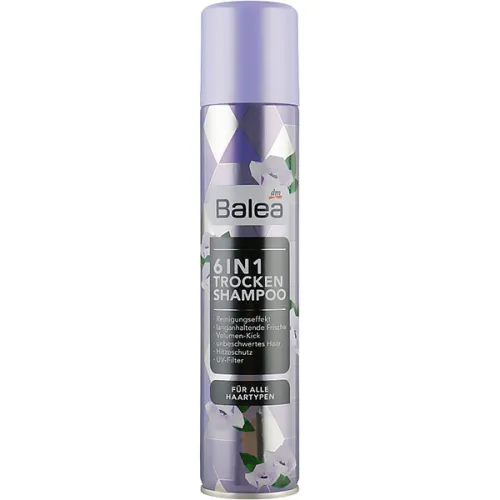 Сухой шампунь для волос «6в1» Balea 6in1 Dry Shampoo, 200 мл.