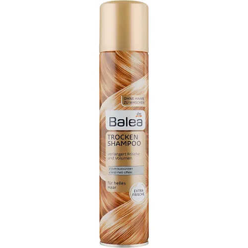 Сухий шампунь для світлих типів волосся Balea Blonde Hair Dry Shampoo, 200 мл.