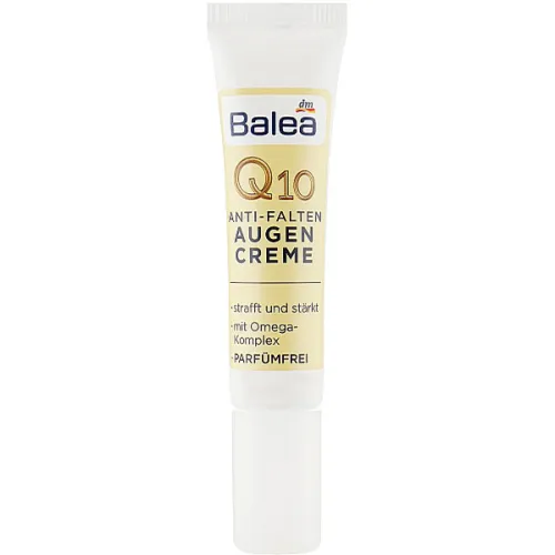 Крем для повік проти зморшок Balea Q10 Anti-Wrinkle Eye Cream з комплексом Q10, 15 мл.