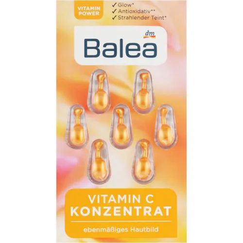 Концентрат для обличчя у капсулах «вітамін C» Balea Concentrate Vitamin C