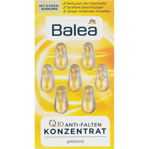 Концентрат для обличчя проти зморшок у капсулах Q10 Balea Concentrate Q10 Anti-Wrinkle